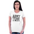 thumbnail image 3 of US Army Wife Military Star Logo Women's T Shirt Ladies Tee Brisco Brands S, 3 of 5