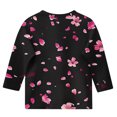 thumbnail image 5 of Spazoro Kids Child Girls Casual T-Shirts Tee, Crew Neck 3/4 Sleeve Summer Printed Fashion Loose Tops Trousers for Girls Black Size 3 T, 5 of 5