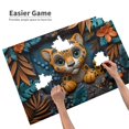 thumbnail image 3 of Sikiie Playful Leopard Art Puzzle, Jigsaw Puzzles, Jigsaw Puzzles 1000 Pieces, Custom Jigsaw Puzzle for Adults (29.5×19.7in, Horizontal), 3 of 9