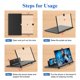 thumbnail image 4 of Lupa de pantalla de 16 pulgadas, proyector de lupa 3D HD para películas, vídeos y juegos, soporte plegable para teléfono con amplificador de pantalla, compatible con todos los smartphones, 4 of 5