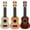 Assorted Color, variant on Eease 3 PCS Classical Ukulele Instrument with 4 Nylon Strings for Kids