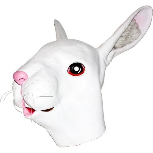 Deluxe BUNNY RABBIT NOSE Latex Rubber Buck Teeth Animal Costume Mask Toy Funny 