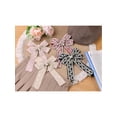 thumbnail image 5 of INSPIRE CHIC Women's Ribbon Lace Brooch Bow Vintage Tie Pin Clip Bow Ties One Size Beige, 5 of 5