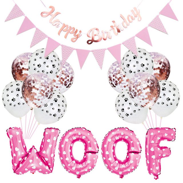 Pancarta de cumpleaños de perro, decoraciones para fiestas de cumpleaños de perros como telón de fondo, pancarta de fiesta con temática de perros, letrero de feliz cumpleaños con cara de perro para