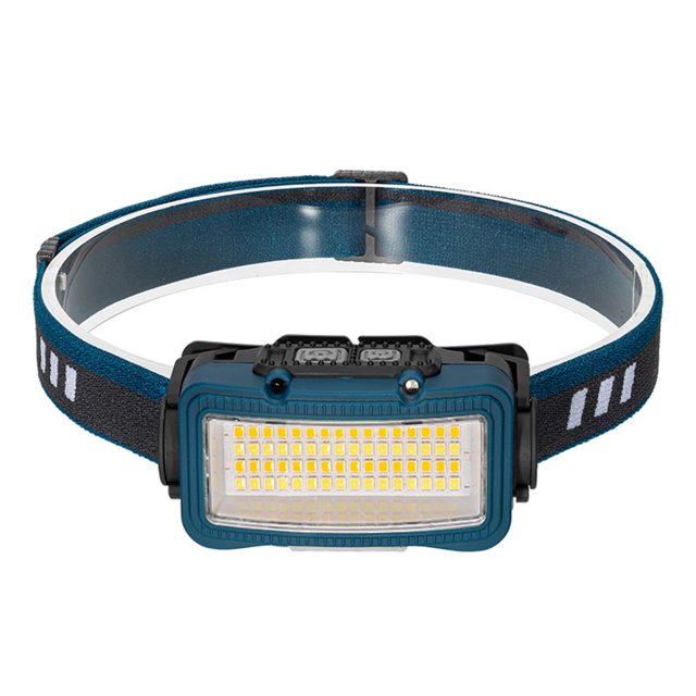Linterna de cabeza de carga tipo C 1800mAh Mini luz de trabajo (azul W6104A)