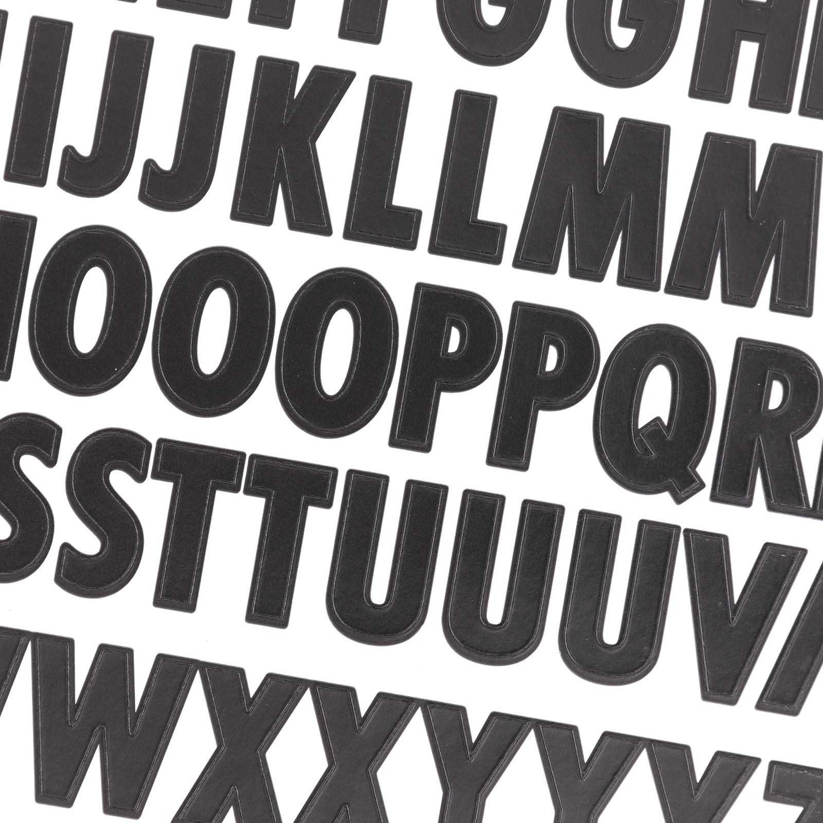 Sticko Black, Gold, & Silver Futura Alphabet Vinyl Stickers