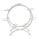 thumbnail image 3 of Soporte de bola de cristal Hugo Base de Metal Plata, 3 of 10
