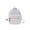 White, variant on Women Solid Color Backpack Preppy Style Nylon Mini Rucksack (White)