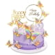 thumbnail image 1 of 50 piezas mariposa Cupcake Topper cumpleaños boda fiesta pastel pared mariposas decoraciones tamaño mixto MFZFUKR BST3028824-5, 1 of 5