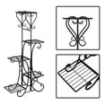 thumbnail image 4 of Ktaxon 5-Tier Metal Flower Plant Stand, Indoor Outdoor Flower Pot Holder Shelf for Patio Garden, 4 of 7
