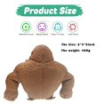 thumbnail image 4 of Figura de juguete de mono para niños y adultos Juguete para aliviar el estrés de gorila para descomprimir y estirar el estrés para niños y adultos Regalo para cumpleaños de Pascua, 4 of 4