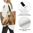 thumbnail image 3 of Easygdp Rainbow White Horse Tote Bags for Women,Women Travel Shoulder Bags Handbags，Big Capacity Shopping Work Bag, 3 of 8