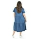 thumbnail image 3 of Vestido denim Roman Fashion /Tallas Extras, 028 (Mezclilla oscura) azul oscuro 38, 3 of 7