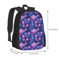 thumbnail image 2 of Sigee Blue Skull Rose for Simple large capacity backpack Travel Laptop Backpack, Business for Travel and Daily Use, 2 of 9