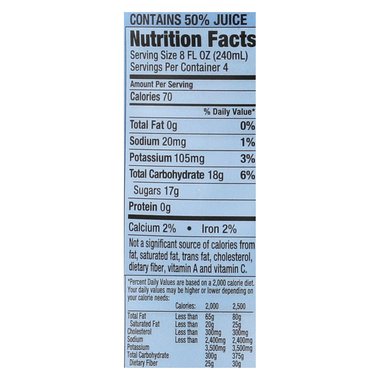 Rw Knudsen Petrecharge Grape Juice - Case of 6 - 32 FZ