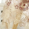 thumbnail image 2 of MYG Coffee Table TableCloth, Lace Flower Desktop Protector Wedding Gift Anyroom Round Table(Only Tablecloth 1 Pc),23.6x23.6inch, 2 of 6