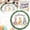 C, variant on Round Easter Bunny Welcome Mat for Indoor Use - Absorbent Non Durable Polyester Rug with Cute Rabbit Print Round Shape Ideal for Living Room and Entry 40/60/80 cm
