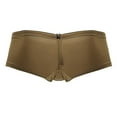 thumbnail image 3 of Xtremen Fashion Underwear 91240 Microfiber Trunks Color Brown Size M, 3 of 5