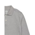 thumbnail image 2 of Wonder Nation Boys Long Sleeve Polo Shirt, Sizes 4-18 & Husky, 2 of 3