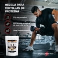 thumbnail image 2 of POWDER FIT | Mix para Tortillas de Proteina Fit-Tortilla | 100% Whey Protein | Sin Azucar - Sin Carbohidratos - Gluten Free | Snacks Saludables | Ideal para Dieta Keto y Gente Fit 350G, 2 of 8