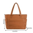 thumbnail image 2 of Puffer Tote Bag for Women, Lightweight Large Quilted Tote Bag with Compartments Shoulder Bag Handbags for Travel, Work, Gym 16.1" x 12.21" x 5.51", 2 of 5