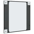 thumbnail image 3 of vidaXL Wall Mirror Black 60x60 cm Square Iron, 3 of 5