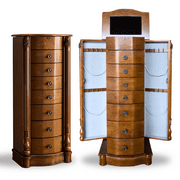 Hives and Honey Antoinette Freestanding Jewelry Armoire - Walnut