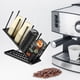thumbnail image 3 of ® 4Compartment Coffee Station Organizer Cup Lid Dispenser with Storage Basket for Coffee Pod and Straw Metal Black, 3 of 5