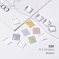 thumbnail image 2 of 40pcs Nail Art Display Card Transparent Glass Color Card Water Ripple Trapezoidal Display Nail Art Coloring Card Nail Art Tool, 2 of 5