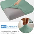 thumbnail image 4 of Eurhowing Outdoor Chair Cushion Covers 4Pcs, Waterproof Stretch Seat Cushions Slipcovers, Chair Seat Furniture Protector for Patio, Bean Green, 4 of 16