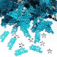 thumbnail image 1 of Confeti de cumpleaños Confeti azul Confeti de feliz cumpleaños Confeti de estrella plateada Decoración de mesa Confeti de cumpleaños Tema azul dorado, 1 of 3