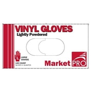 MarketPro Small Vinyl Powdered Exam Gloves | 1000/Case