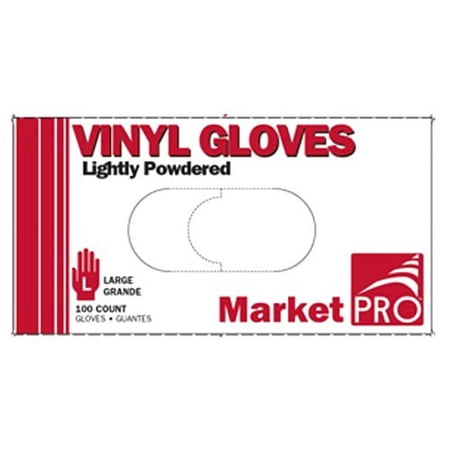 MarketPro Small Vinyl Powdered Exam Gloves | 1000/Case
