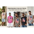 thumbnail image 2 of Men's Vintage Washed Distressed Graphic Sleeveless Crewneck Tank Top, Loose Fit Muscle Shirt with Faded Flag Print, Soft Lightweight Casual Vest for Independence Day Outfit Summer Beach Wear, 2 of 8