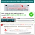 thumbnail image 2 of Funda Teryeefi para MacBook Air de 13 pulgadas 2018-2021 con Touch ID, 2 of 8