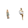 thumbnail image 1 of Figura Decorativa De La Virgen María Con La Niña De Las Nubes, Escultura De Resina, Arte Abstracto, Estatua De Personaje, Ideal Para Escritorio O Como Recuerdo Creativo., 1 of 8
