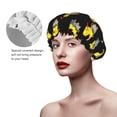 thumbnail image 5 of Cartoon Mechanical Cool Duck Shower Cap, Reusable Bath Hair Hat for all Hair Lengths Hair Cover with Elastic Band Double Waterproof Layers Bathing Hat, 5 of 5