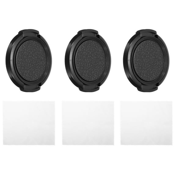 Uxcell 39mm Lens Cap, 3 Pack Sides Pinch Snap Camera Lens Cover for Front Lens