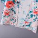 thumbnail image 3 of TFixol Moda Mujer Verano Estampado Floral Cárdigan Manga Tres Cuartos Dividido, 3 of 8