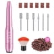 thumbnail image 1 of Taladro de uñas eléctrico portátil con kit de uñas acrílicas, juego profesional de manicura y pedicura de 20000 rpm con bandas de lijado, cepillo para uñas, esmalte de uñas en gel, cortaúñas, 1 of 5