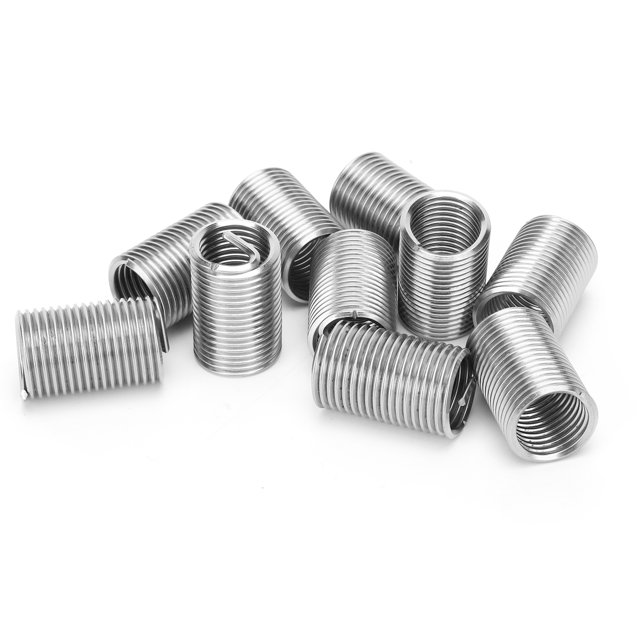 Herramienta de reparación de roscas, 10 piezas de insertos de rosca macho, insertos de rosca de hardware industrial, diseño de clase mundial