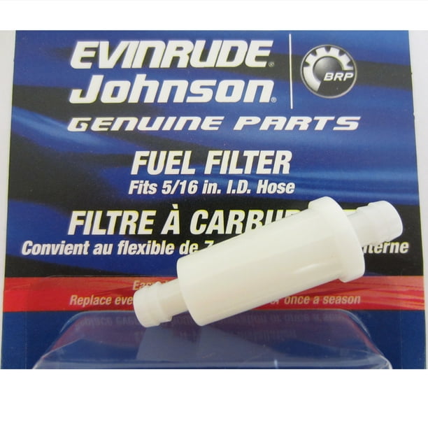 Johnson/Evinrude/OMC New OEM 5/16" INLINE FUEL FILTER AY 0397607