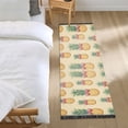 thumbnail image 3 of Yayeee Runner Rug for Bedroom 2'x6' Machine Washable Hallway Non Slip Mat, Sunshine Pineapples, 3 of 8