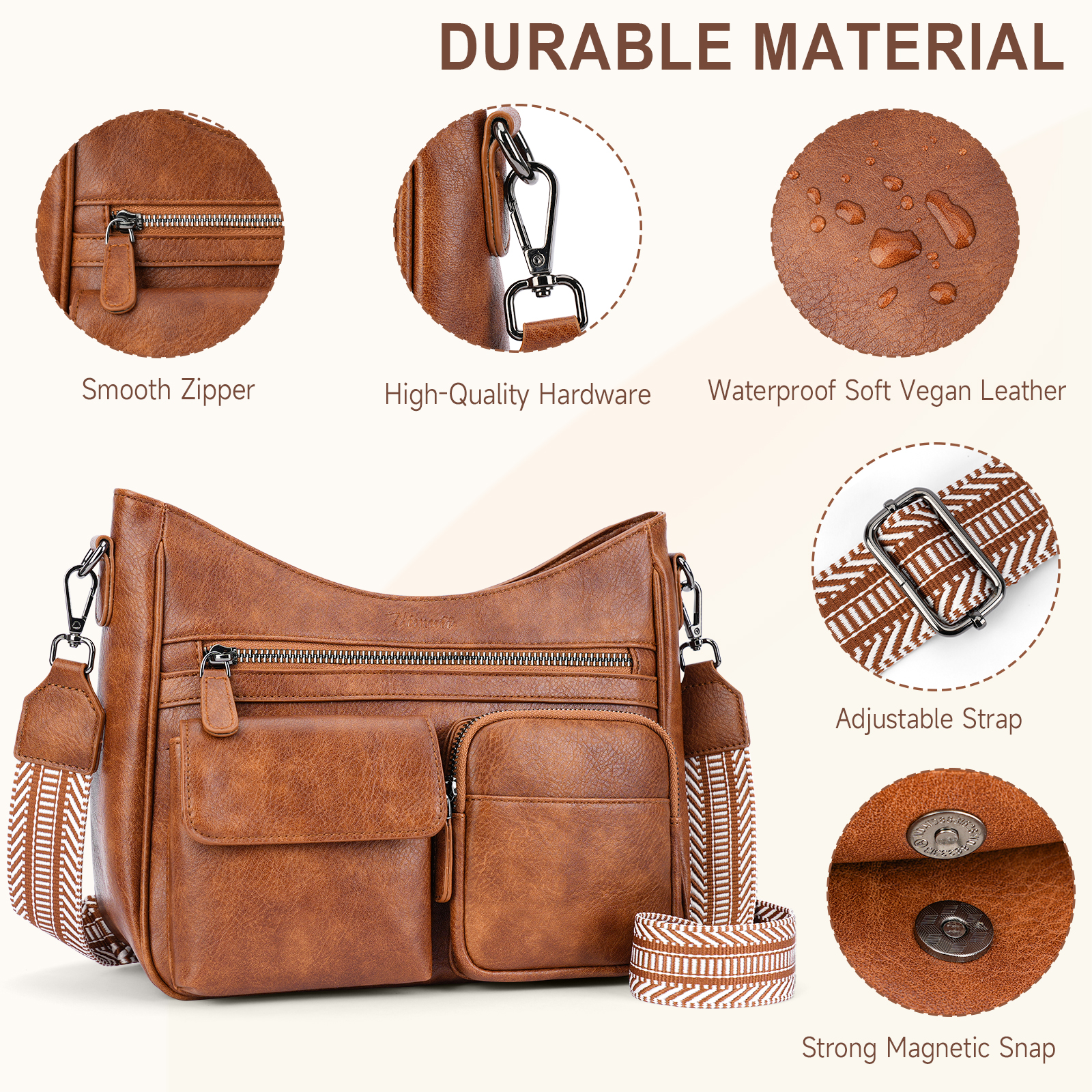 【Mother’s Day Gift Present】APHISON Stylish Handbags Women Lightweight Shoulder Bags Crossbody Bag With Adjustable Strap For Travel