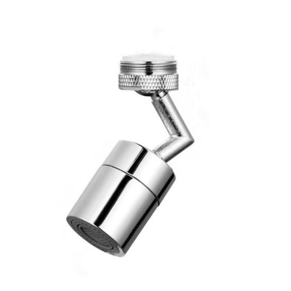 【24mm external thread】Stainless Steel Kitchen & Bathroom Faucet Aerator: 720° Rotatable, 2-Gear Water (Splash-Proof Aerated / Powerful Shower Rinsing)