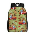 thumbnail image 1 of Disketp Cartoon Fire Truck Mochila Unisex de Apertura Lateral Completa, Mochila para Laptop para Escuela, Trabajo y Viajes, 1 of 8