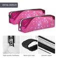thumbnail image 4 of Honeii Sparkling Pink Toilet Pattern Pencil Case, Pencil Pouch, Pencil Case Small, Pencil Pouch Aesthetic, PVC Pencil Pouch, Pencil Bag, Makeup Pouch, 4 of 7