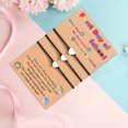 thumbnail image 4 of Love Bracelet Creative Glossy Jewelry Regalos para niñas Hecho a mano Make A Wish Card FLhrweasw Nuevo, 4 of 8