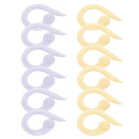 20Pcs Colored Stitching Markers for Knitting and Crochet with Locking Stitch Markers