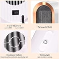thumbnail image 5 of Mini Energy Saving Fan Heater Electric Fan Heater Fan Heater 220v 1200w 2 Modes For Living Room, Bedroom, Bathroom [safety - Quiet], 5 of 5